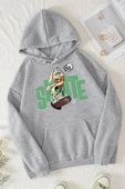 All Day Rabbit Baskılı Sweatshirt - 7