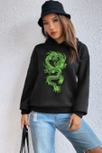 Chinese Dragon Graphic Baskılı Sweatshirt thumbnail 10