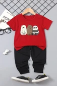 Çocuk Kafadar Ayılar Alt - Üst Eşofman Takımı thumbnail 3