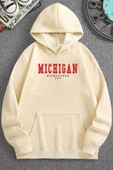 Michigan Baskılı Sweatshirt - 2