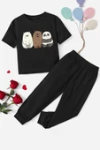 Çocuk Kafadar Ayılar Alt - Üst Eşofman Takımı thumbnail 6