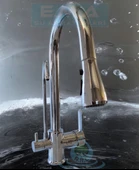 ARITMALI UZAYAN SPİRALLİ TÜM ARITMA CİHAZLARINA UYUMLU MUTFAK BATARYASI KROM - 1