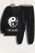 Yin & Yang Baskılı Eşofman Takımı thumbnail 7