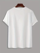 Unisex Mini Astranot Tasarım Basklı Tshirt - 9