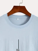 Unisex Mini Astranot Tasarım Basklı Tshirt - 2