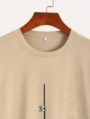 Unisex Mini Astranot Tasarım Basklı Tshirt - 12