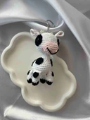 Amigurumi Anahtarlık  El Yapımı İnek 12 cm - 2