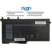 Nion Dell 45N3J 045N3J uyumlu Notebook Batarya - Pil - 1