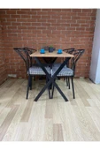 BAMBEDS MOBİLYA Masa Takımı, Yemek Masası, Mutfak Masası, Balkon Masası - 60x120 - 3