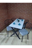 BAMBEDS MOBİLYA Masa Takımı, Yemek Masası, Mutfak Masası, Balkon Masası - 60x120 - 3
