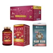 Fitomer Kolajen+ Komple Destek Seti ( Kolajen - Multivitamin 60'lı - Magnezyum ) - 1