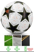 3lü Set Futbol Topu Tekmelik Şampiyonlar Ligi Pompalı Sert Zemin Halı Saha Futbol Topu No:5 thumbnail 5