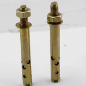 Saplamalı Gömlek Çelik Dübel M10x110 mm Raf Montaj Bağlantı Zemin Monte Tavan Asma Aparat 8 Adet - 6