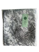 LOOM & LAUREL Jakarlı Dokuma Kumaş 160 X 160 Yuvarlak Masa Örtüsü Gri Ağırlıklı thumbnail 3