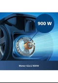 Philips Marathon Daily XB7151/07 900 W Toz Torbasız Süpürge - 5