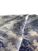 LOOM & LAUREL Jakarlı Dokuma Kumaş Masa Örtüsü Mavi Ağırlıklı thumbnail 6