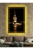 Led Işıklı Kız Kulesi Gece Görünümü Tablosu - 1