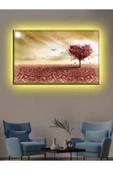 Led Işıklı Kalpli Ağaç  (salon  Tablosu) - 1