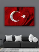 Led Işıklı Türk Bayrağı (ay Yıldız) - 2