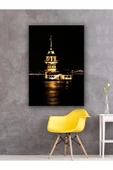 Led Işıklı Kız Kulesi Gece Görünümü Tablosu - 2