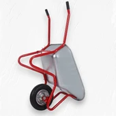 Kanat Galvaniz El Arabası KPGD-191Demonte 0,90mm Saç Kalınlığı,Havalı Teker - 2