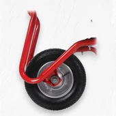 Kanat Galvaniz El Arabası KPGD-191Demonte 0,90mm Saç Kalınlığı,Havalı Teker - 5