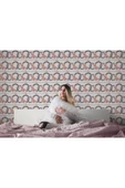 Pembe Çiçek Desenli Duvar Kağıdı-5593 - 3