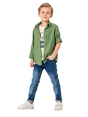JEANS PANTOLONLU GÖMLEKLİ 3'LÜ ERKEK TAKIM - 1