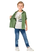 JEANS PANTOLONLU GÖMLEKLİ 3'LÜ ERKEK TAKIM - 3