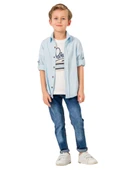 JEANS PANTOLONLU GÖMLEKLİ 3'LÜ ERKEK TAKIM - 8