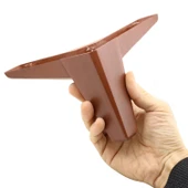 Mobilya TV Ünitesi Çekyat Koltuk Kanepe Destek Baza 12 cm Kahverengi Ayak 6'lı Set thumbnail 5