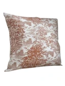 LOOM & LAUREL Jakarlı Dokuma Kumaş Kırlent 45x43 cm (İçi Dolu) Açık Kahverengi Ağırlıklı thumbnail 1