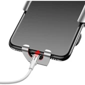 Baseus Future Gravity Araç Telefon Tutucu Gümüş Gri - 5