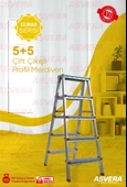 ASVERA 5+5 ÇİFT ÇIKIŞLI PROFİL MERDİVEN - 1