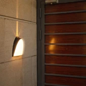 Elektrikle Çalışır, 24 Watt, 3000 Kelvin, IP65 İç ve Dış Mekan Led Aplik, Led Bahçe Duvar Armatürü - 4