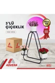 ASVERA ÜÇGEN ÜÇLÜ ÇİÇEKLİK - 1