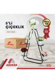 ASVERA ÜÇGEN BEŞLİ ÇİÇEKLİK - 1