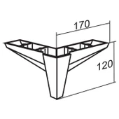 Mobilya Tv Ünitesi Çekyat Koltuk Kanepe Destek Baza Ayağı 12 Cm Beyaz Ayakları 6'lı Set thumbnail 8