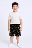 ERKEK ÇOCUK ŞORT CEPLİ RENKLİ BASKILI D3 - 9