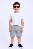 ERKEK ÇOCUK ŞORT CEPLİ RENKLİ BASKILI D3 - 5
