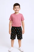 ERKEK ÇOCUK ŞORT CEPLİ RENKLİ BASKILI D3 - 10