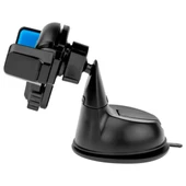 Adaman Premium Serisi A062 Vantuzlu 360 Derece Süper Güçlü Ergonomik Araç Içi Telefon Tutucu Holder - Siyah - 3