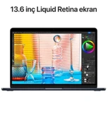 Macbook Air 13.6" M2 8 GB 256 GB Ssd Gece Yarısı VİTRİN - 1