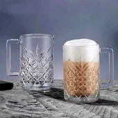 Periboia 6'lı Kulplu Kristal Meşrubat Bardağı - 1