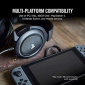Corsair HS60 PRO Surround Oyuncu Kulaklığı, 7.1 Surround PC/Xbox One/Xbox Series X ve S/PS5 ve PS4/Nintento Switch Siyah (CA-9011213-EU) - 7