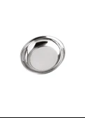 Çelik Yemek Tabağı 15,5 cm Paslanmaz Çelik Tabak - 2