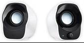 Logitech Z120 Kompakt Stereo USB Destekli Hoparlör, 2.0, 3.5 mm Giriş, Sağ Hoparlörde Güç ve Ses Düzeyi Kontrolleri, 1.2 W, Beyaz - 1