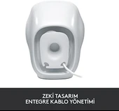 Logitech Z120 Kompakt Stereo USB Destekli Hoparlör, 2.0, 3.5 mm Giriş, Sağ Hoparlörde Güç ve Ses Düzeyi Kontrolleri, 1.2 W, Beyaz - 4