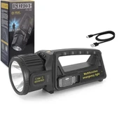 Polıce PS-388  Spot Fener Powerbank Özellikli Solarlı (Güneş Enerji) Şarjlı 180 Derece Oynar Başlık - 1