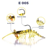 Caretta Sakura Shrimp 7.6 Cm 6.5 Gr Silikon Karides - 2